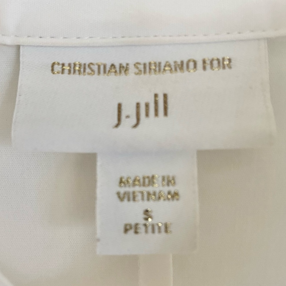 J. Jill stretch cotton button down Tunic - Picture 6 of 9